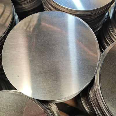 دائرة من الفولاذ المقاوم للصدأ مخصصة Ba Mirror رقم 4 2b ASTM304l 0.56mm دائرة فولاذية مقطوعة من الفولاذ المقاوم للصدأ