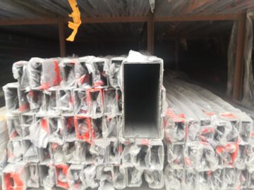 316L الفولاذ المقاوم للصدأ أنبوب مستطيل البولندية الفولاذ المقاوم للصدأ مربع الأنابيب 20 * 40 25 * 50 30 * 60