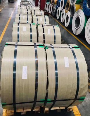 AISI 303304L لفائف الفولاذ المقاوم للصدأ المدرفلة على البارد مع فيلم واقية