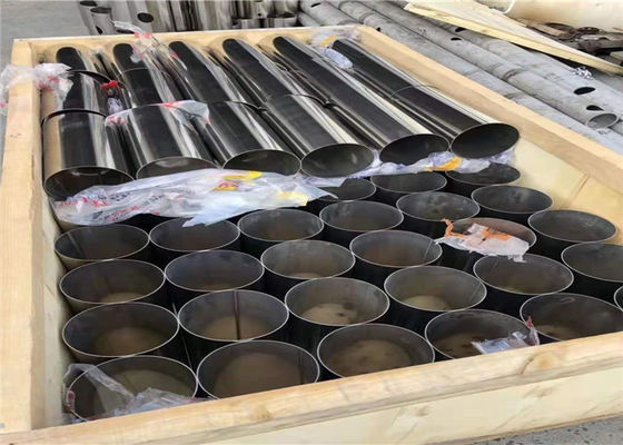 NDT ASTM A240 OD100 درابزين ساطع sS304 أنابيب الفولاذ المقاوم للصدأ